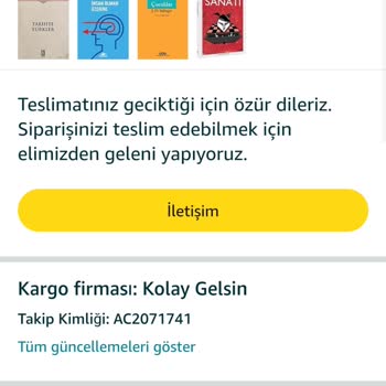 Bir Haftadır Teslim Edilmeyen Kargom Hakkında Bilgi Alamıyorum