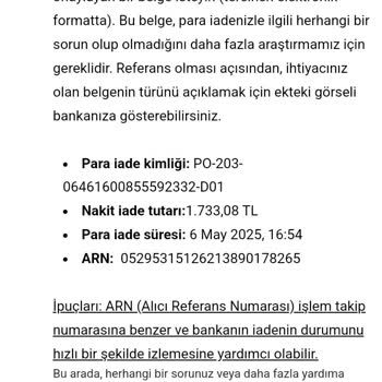 İade Sürecinde Gecikme Ve Bilgilendirme Sorunu