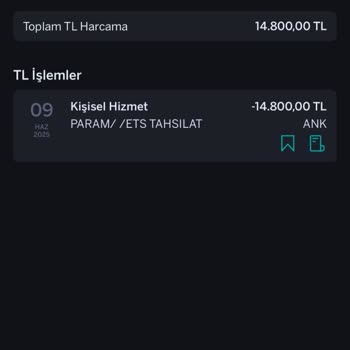 Onayım Olmadan Açılan Sanal Kart Ve Bilgim Dışında Yapılan Yüksek Tutar Harcamalar