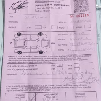 2 Aydır Onarılmayan Araç Ve Sürekli Oyalama Nedeniyle Mağduriyet