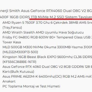 Sinerji Bilgisayar Hazır Kasa Siparişimde Eksik Ve Yanlış Ürün Gönderimi