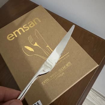 Emsan Çatal Kaşık Bıçak Seti İlk Kullanımlarda Paslandı!
