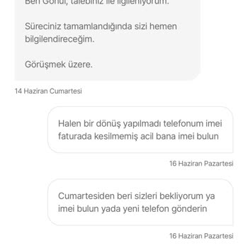 Hepsiburada'dan Alınan İphone'un Faturasına IMEI Eklenmemesi Nedeniyle Mağduriyet