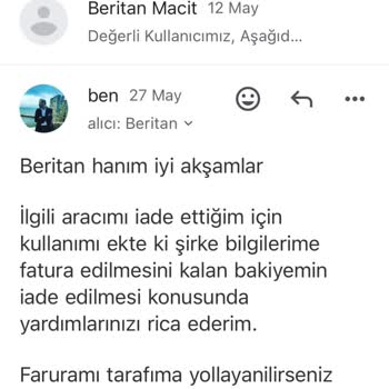 İade Ve Fatura Sorunu: 45 Gündür Mağduriyetim Giderilmiyor