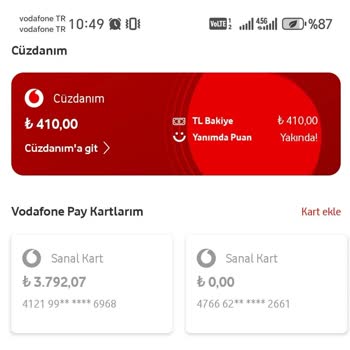 Vodafone Pay Kartıma Sebepsiz Bloke Kondu, Bakiyeme Erişemiyorum