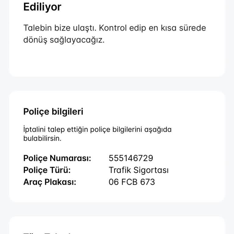 Poliçe İptalinde Yaşanan Gecikme Ve Yetersiz Müşteri Hizmeti