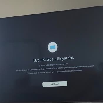 Samsung TV Merkezi Sistemde Sinyal Yok Hatası Ve Servis İlgisizliği