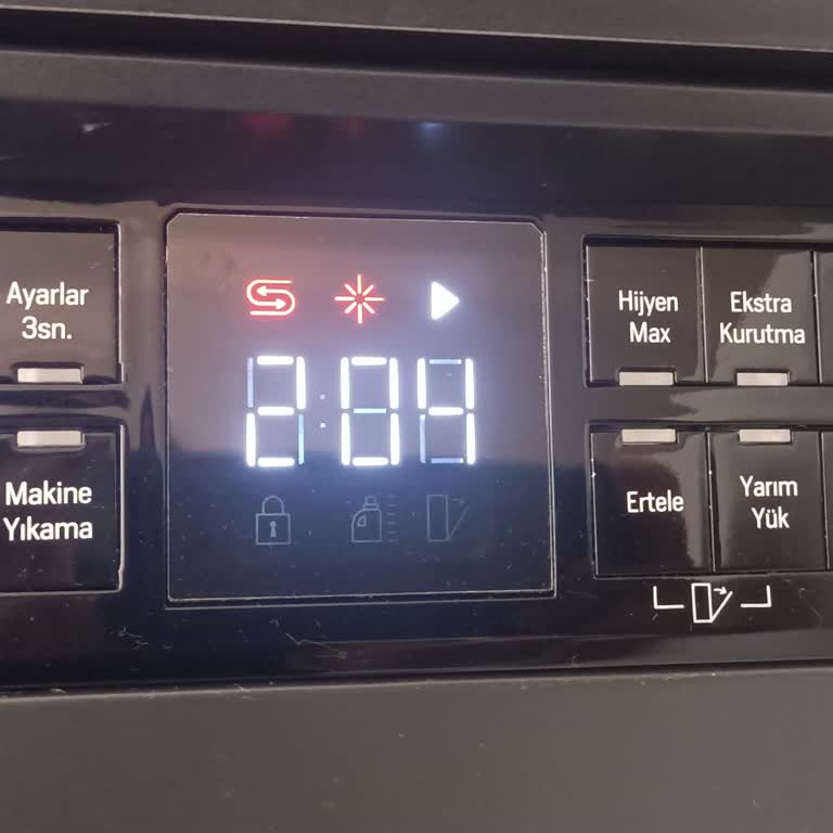 Bulaşık Makinesi Yıkama Performansı Ve Tuş Yazılarında Sorun