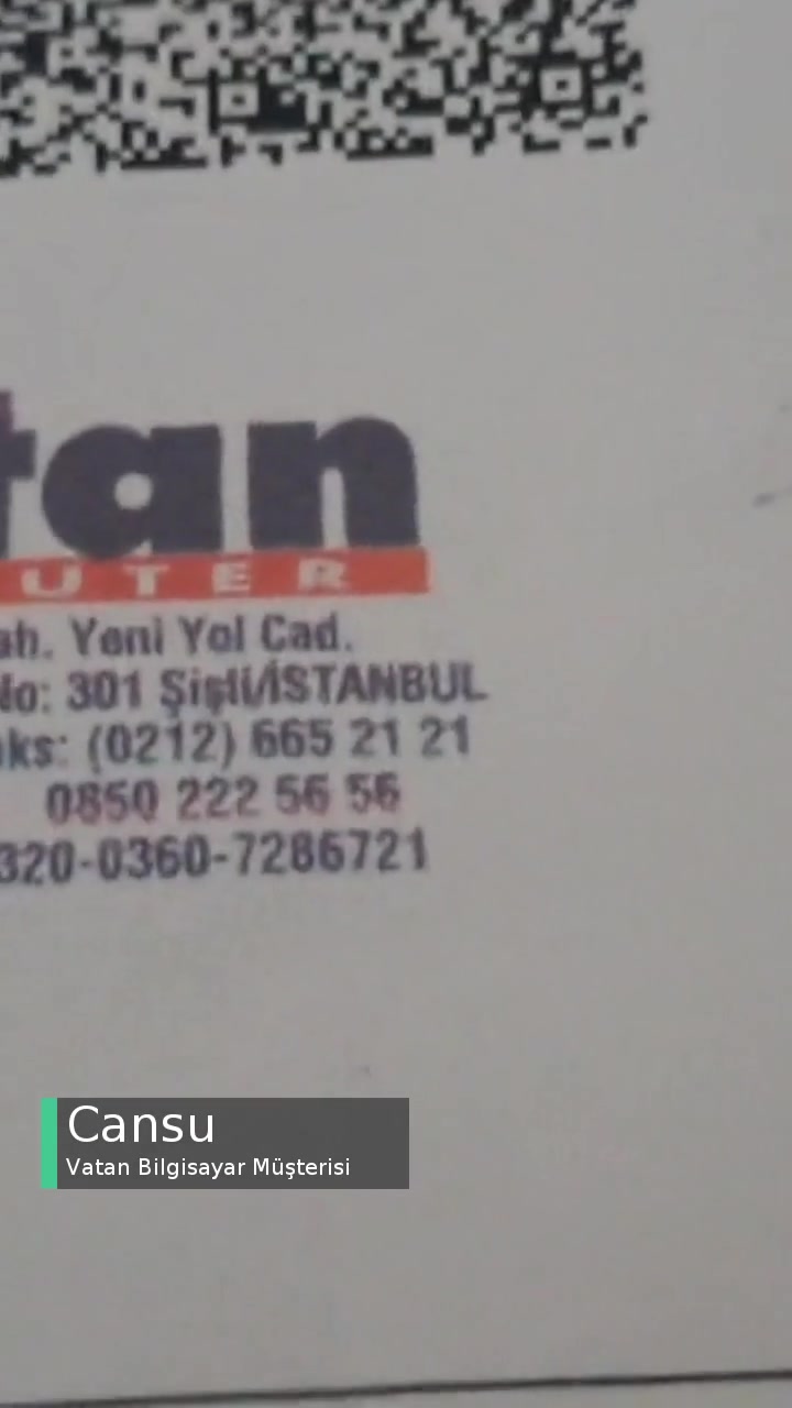 Vatan Bilgisayar İade Ve Geri Dönüş Sorunu videonun kapak resmi