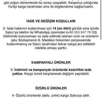İade Hakkım Gerekçesiz Reddedildi Tüketici Olarak Mağdur Edildim