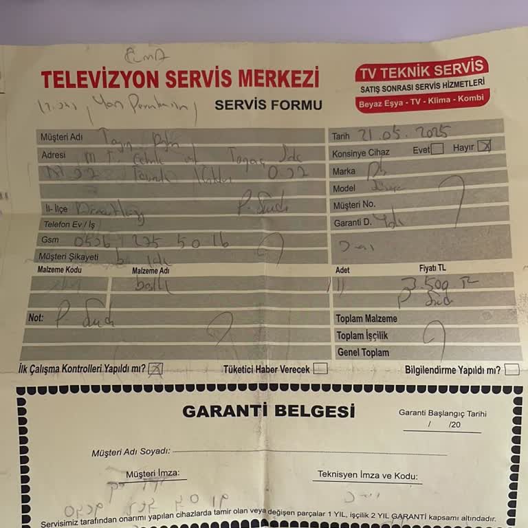 Yanıltıcı Hizmet Ve Sürekli Ertelenen Süpürge Başlığı Değişimi