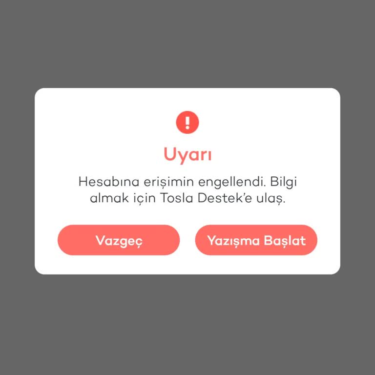 Tosla Hesabım Sebepsiz Engellendi Param Bloke Edildi Çözüm Sunulmuyor
