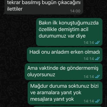 Sipariş Edilen Davetiyeler Zamanında Teslim Edilmedi, İletişim Sağlanamıyor