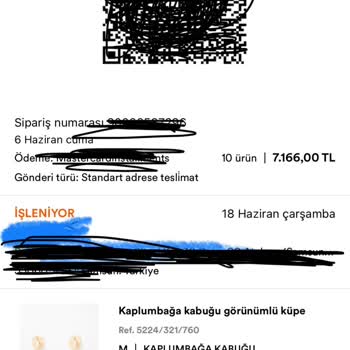 Sipariş Gecikmesi Ve Mağduriyet