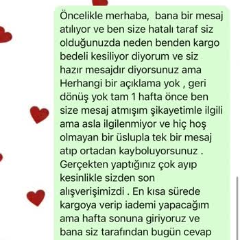 Yanlış Ürün Gönderimi Ve İlgisiz Müşteri Hizmeti Nedeniyle Hayal Kırıklığı
