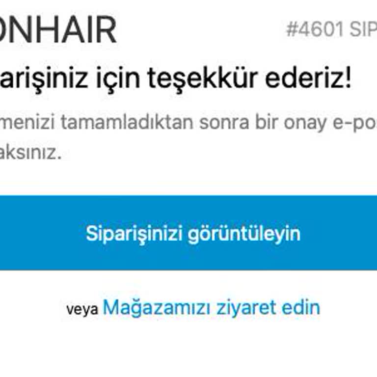 Tonhair Siparişim Günlerdir Kargoya Verilmiyor Ve Maillerime Yanıt Alamıyorum
