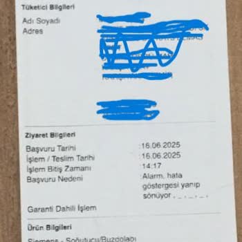 Yeni Alınan Buzdolabında Soğutma Sorunu Ve Değişim Sürecinde Mağduriyet