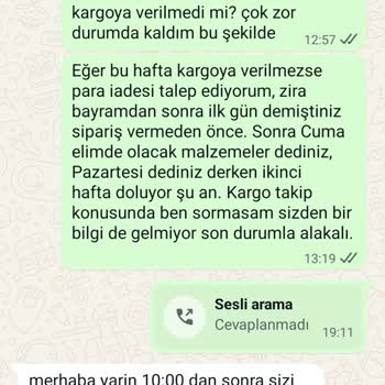 Siparişim İki Haftadır Teslim Edilmedi, İletişim Kurulamıyor