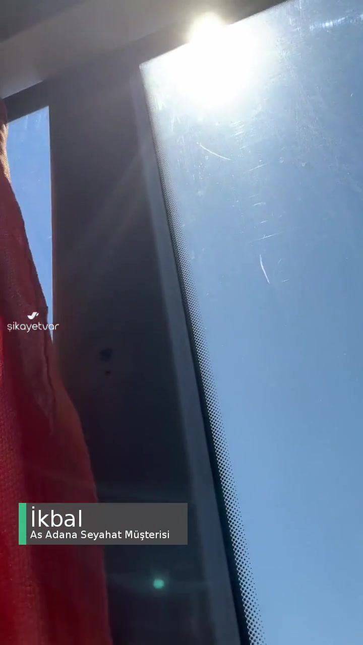 As Adana Seyahat Klima Çalışmıyor, Perdeler Güneşi Engellemiyor Ve Çok Pis! videonun kapak resmi