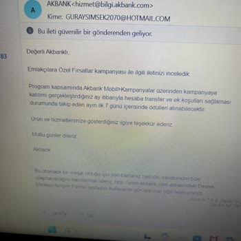 Akbank Emlakçı Kampanyasında Eksik Ve Geciken Ödül Sorunu