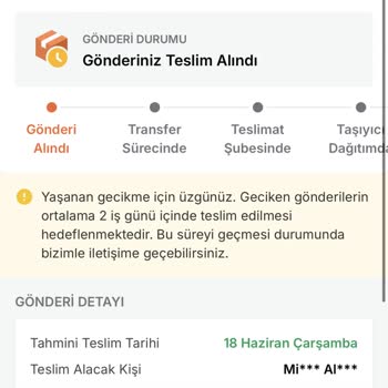 Trendyol Express Kargo Teslimatında Gecikme Ve Yetersiz Müşteri Hizmeti