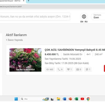 Hepsiemlak'ta Satış İlanı İçin Aldığım 'İlanım Google'da' Turbo Hizmeti Hayal Kırıklığı Yarattı, Para İadesi Talep Ediyorum