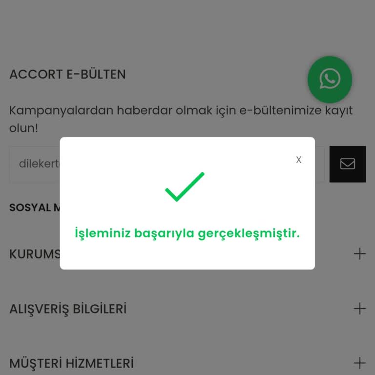 Accort Hesabına Giriş Sorunu Ve Yetersiz Müşteri Hizmeti