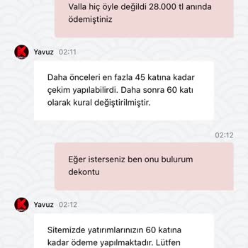 Kazancımın Bir Kısmı Silindi Ödeme Yapılmadı