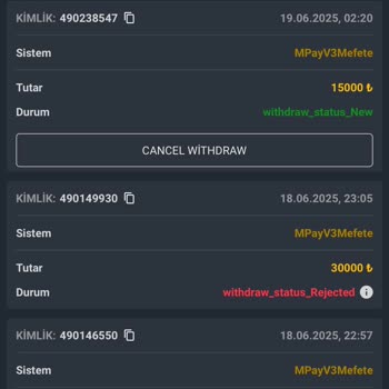 Kazancımın Bir Kısmı Silindi Ödeme Yapılmadı