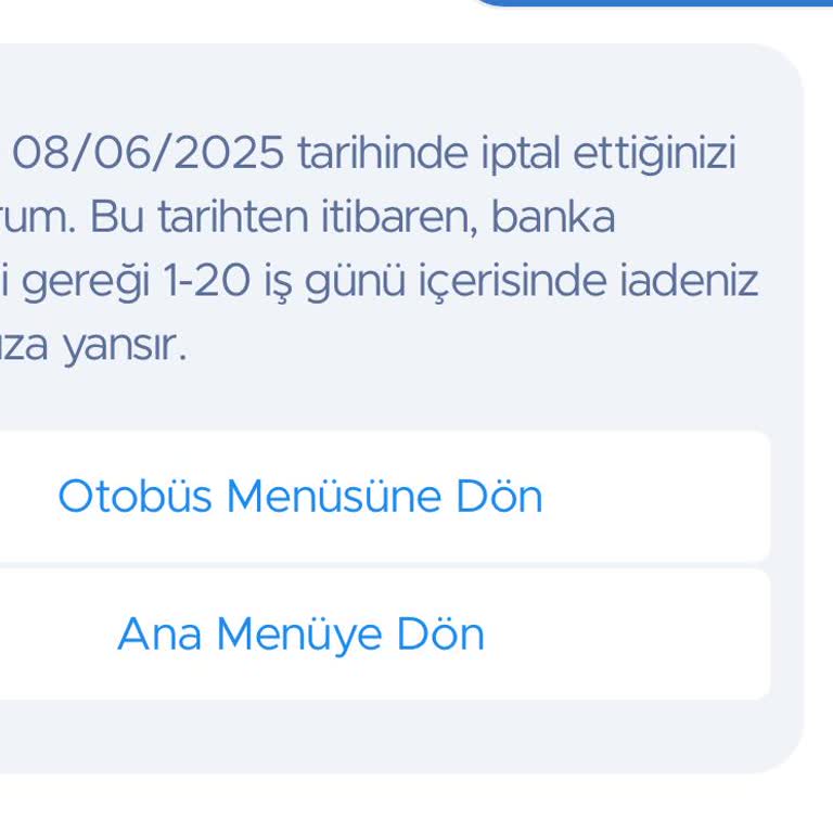 Bilet İptalinde 12 Gündür İade Alamadım, Müşteri Hizmetlerine Ulaşamıyorum