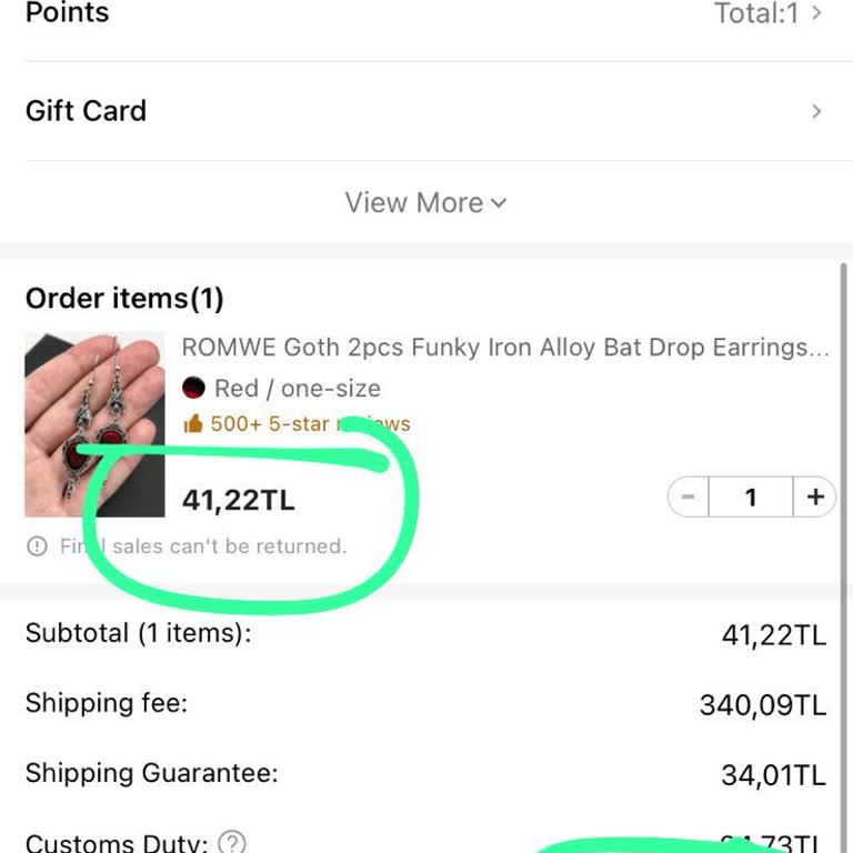 Shein hat mehr von meiner Karte abgebucht als der Produktpreis!