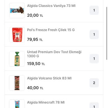 Migros Sanal Market Siparişimde Eksik Ürün Ve Yetersiz Müşteri Hizmeti