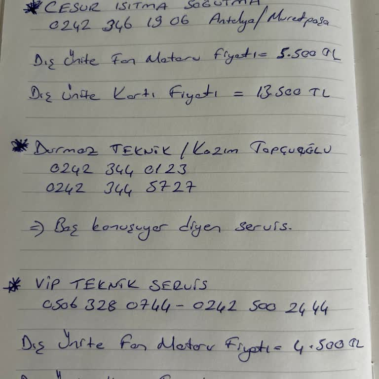 Baymak Klima Servis Hizmeti Ve Parça Fiyatlarındaki Tutarsızlık Hayal Kırıklığı Yarattı