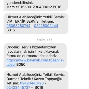 Baymak Klima Servis Hizmeti Ve Parça Fiyatlarındaki Tutarsızlık Hayal Kırıklığı Yarattı