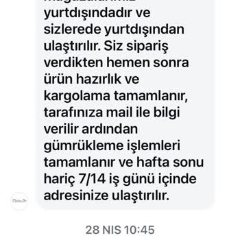 Uzun Süredir Teslim Edilmeyen Sandalet Ve Yetersiz Müşteri Desteği