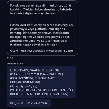 Rezervasyon Yapılan Otelde Oda Yok, Ücret İadesi Yapılmıyor