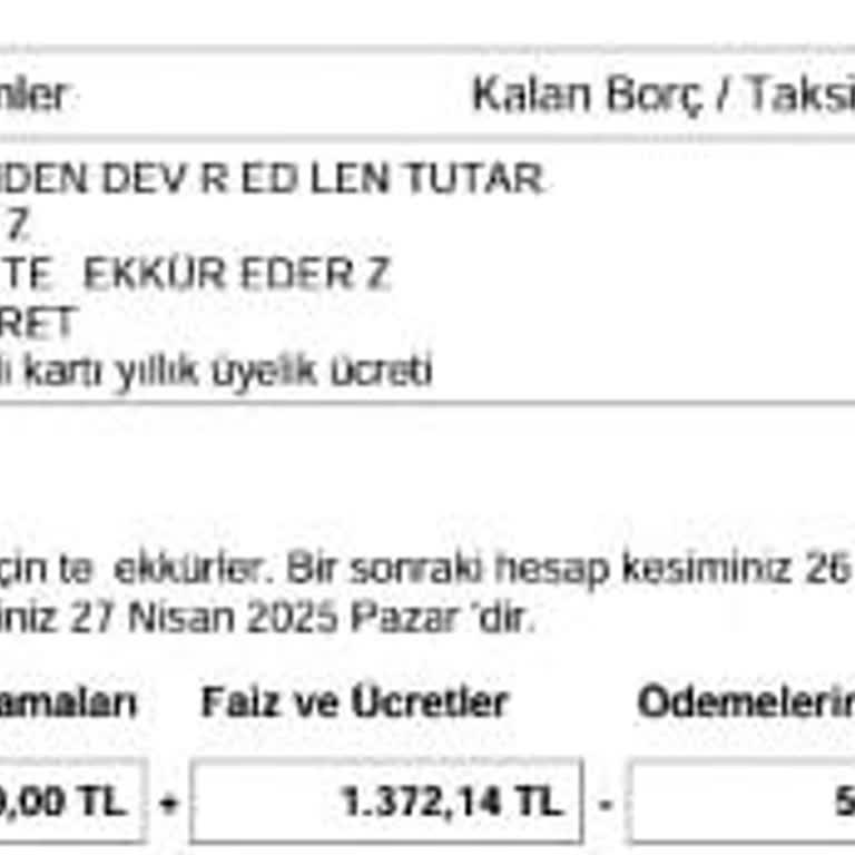 Garanti Bonus Business Kredi Kartı Yıllık Üyelik Ücretinin İadesi Talebi