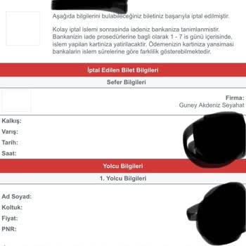 Bilet İptalinde Eksik İade Ve Bilgi Karmaşası