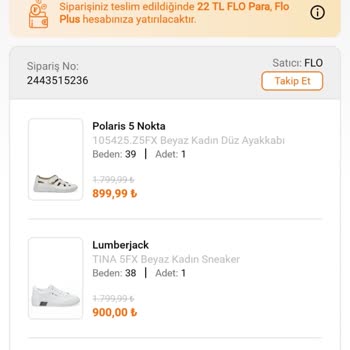 FLOdan Aldığım Ayakkabılar 9 Gündür Gelmedi Müşteri Hizmetleri Çelişkili Bilgi Veriyor
