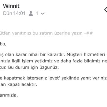 Kazanç Sonrası Bakiyenin Sıfırlanması Ve Yetersiz Bilgilendirme