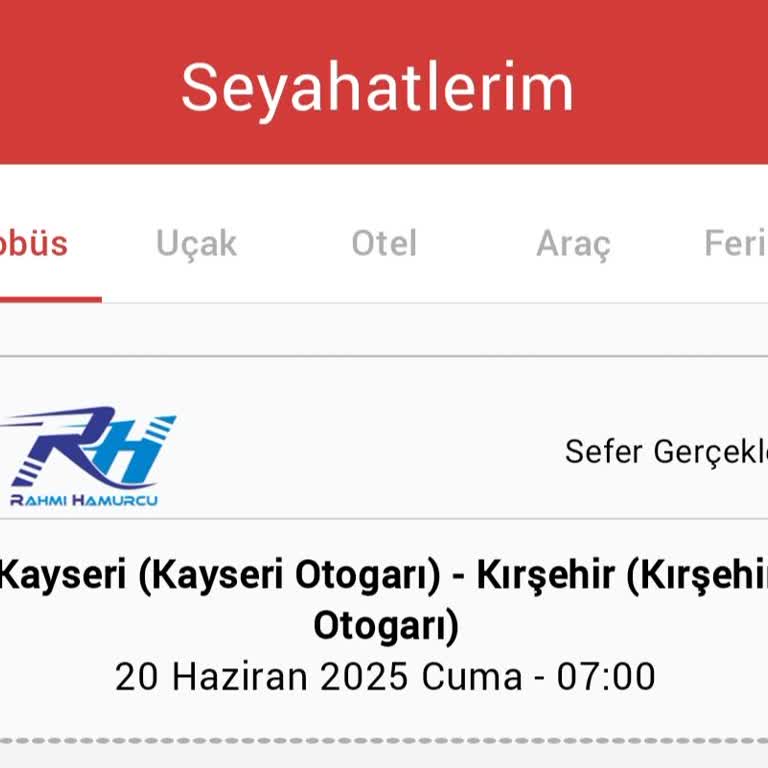 Rh Turizm Otobüsün Yolcuyu Beklemeden Hareket Etmesi Mağduriyet Yarattı