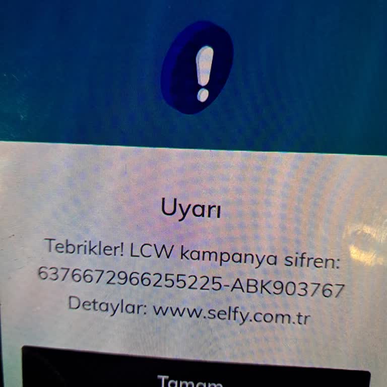 LCW Kullanılamayan İndirim Kodu İçin Destek Talebi