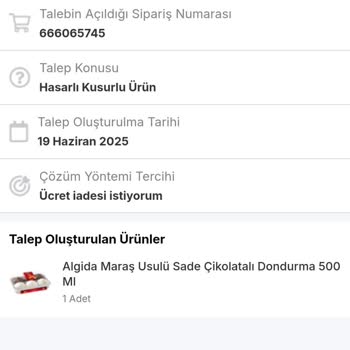 Eksik Ve Bozuk Ürün Teslimatı Sonrası Yetersiz Müşteri Hizmeti