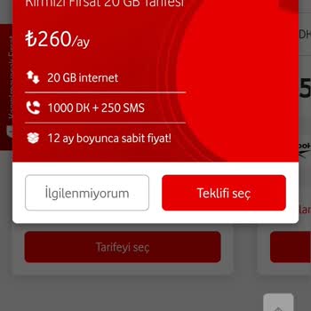 Mevcut Müşteriye Düşük İnternet Ve Yüksek Fiyat Teklifi