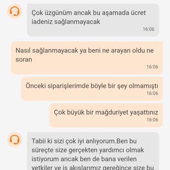 Teslim Edilmeyen Sipariş Ve İade Edilmeyen 555 TL Mağduriyeti