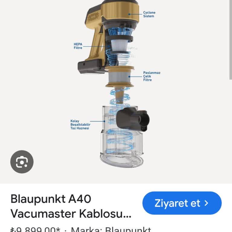 Blaupunkt Süpürge İçin Yedek Hepa Filtre Bulunamıyor, Teknik Servis Yetersiz