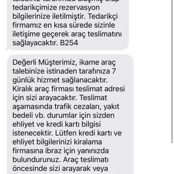 Kasko Poliçemdeki İkame Araç Hakkım Süresinden Önce Sonlandırılmak İsteniyor