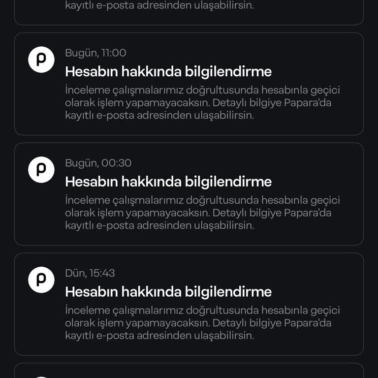 17 Gündür İncelemede Olan Papara Hesabım Nedeniyle Maddi Mağduriyet Yaşıyorum