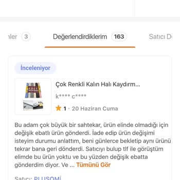 Yanlış Ürün Gönderimi Ve Sorumluluktan Kaçan Satıcı