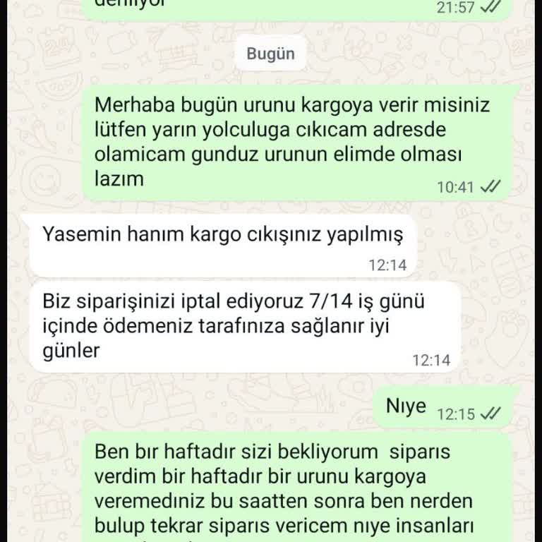 Sipariş Gönderilmedi Ücret İadesi Yapılmadı Müşteri Mağdur Edildi